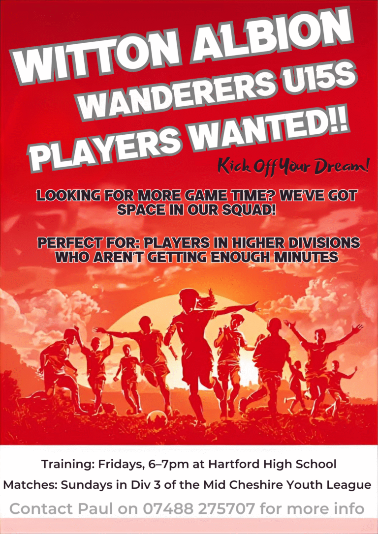 U15s Players Wanted