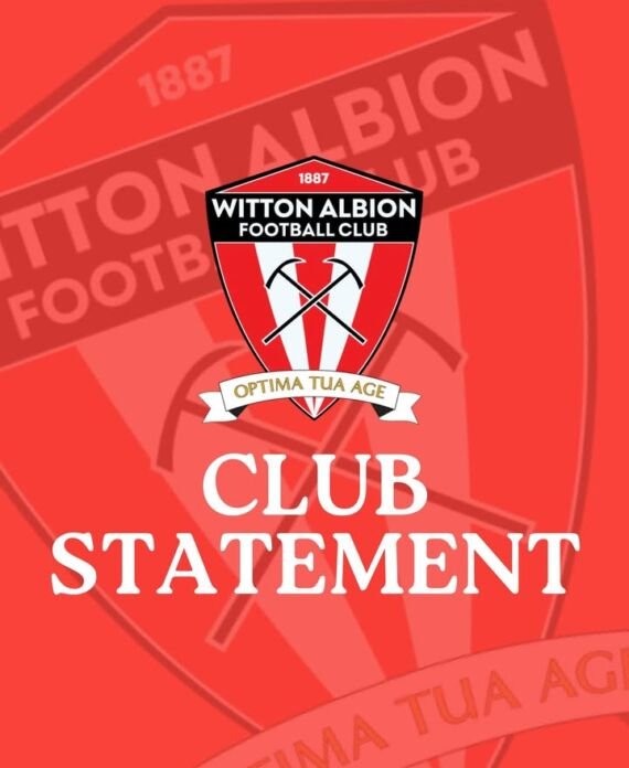 Facebook: Club Statement: Joe Duckworth Witton Albion Football Club…