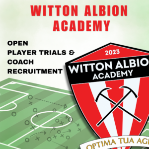 Witton Albion FC Launches Open Trials and Coach Recruitment for 2026/27 Season