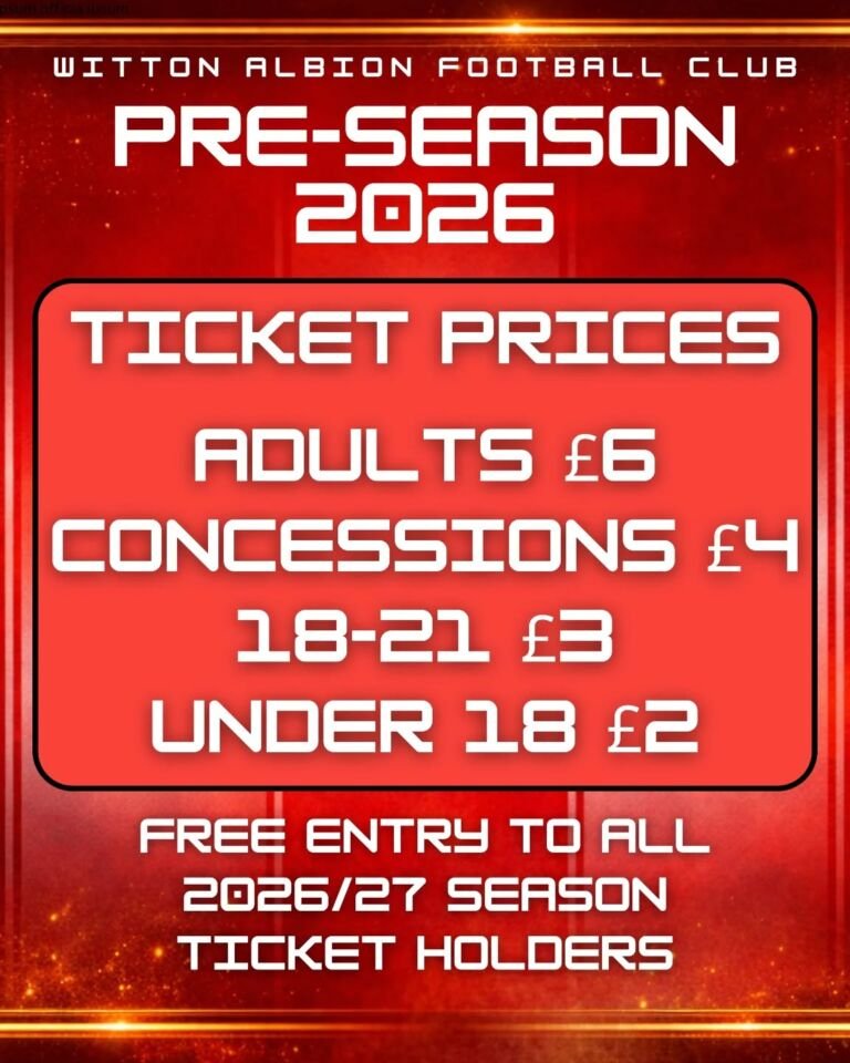 Pre-Season Ticket Prices