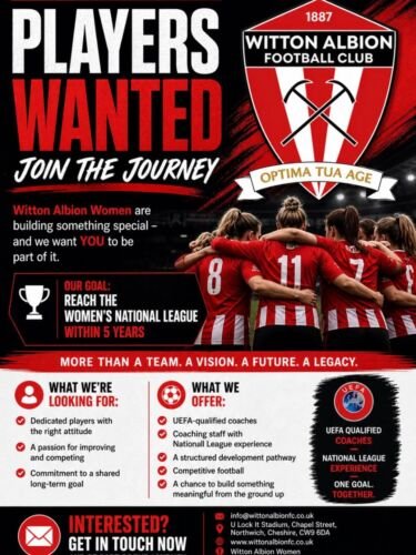 WITTON ALBION WOMENS TEAM TRIALS