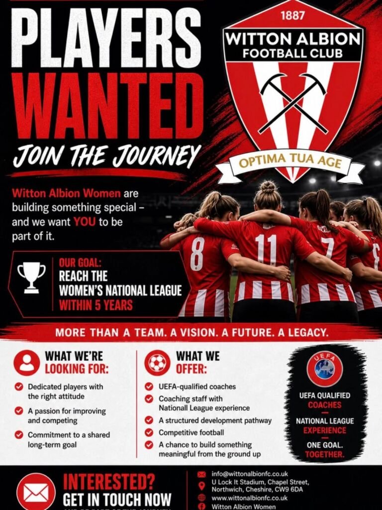 WITTON ALBION WOMENS TEAM TRIALS